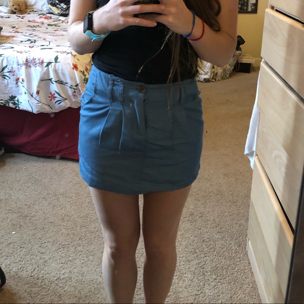 Sporty Golf Skirt (Blue) Forever 21